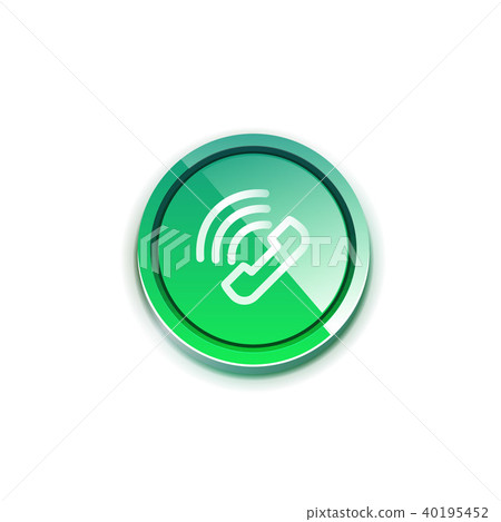 Vector phone support web button 40195452