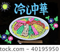 Chilled chinese drawing on blackboard 40195950
