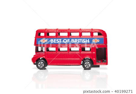 Red Double-decker bus miniature toy Red Double-decker bus miniature toy 40199271
