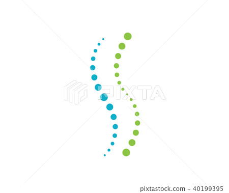 Spine diagnostics symbol logo template 40199395