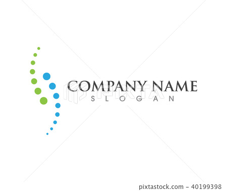 Spine diagnostics symbol logo template 40199398