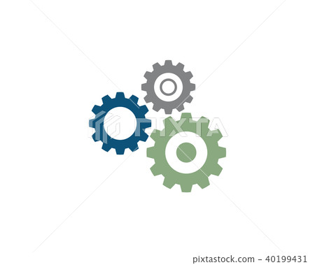 Gear vector icon illustration design 40199431