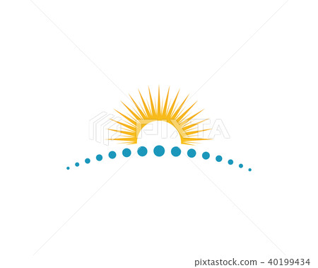 Sun Vector illustration Logo Template design 40199434
