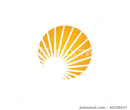 Sun Vector illustration Logo Template design Sun Vector illustration Logo Template design 40199437