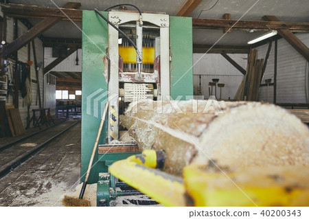 Production at the sawmill Production at the sawmill 40200343