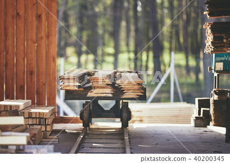 Planks at the sawmill Planks at the sawmill 40200345