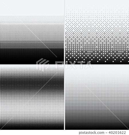 Halftone dots on white background 40201622