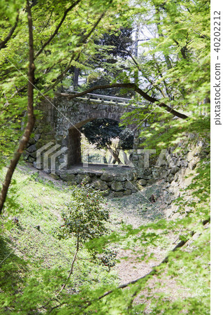 Okazaki Castle Aomi Hori and Bridge Okazaki Castle Aomi Hori and Bridge 40202212