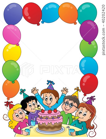 Kids party topic frame 1 Kids party topic frame 1 40202420