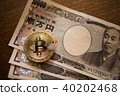 比特幣和1萬日元的賬單 40202468