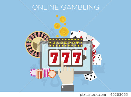 Online Gambling Concept 40203063