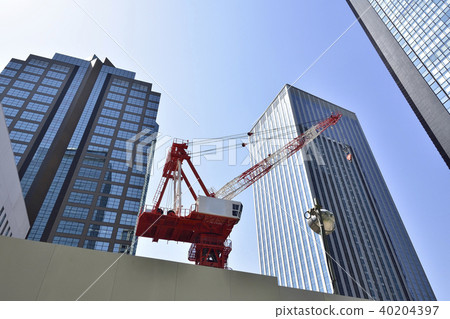 Construction site and high rise building Construction site and high rise building 40204397