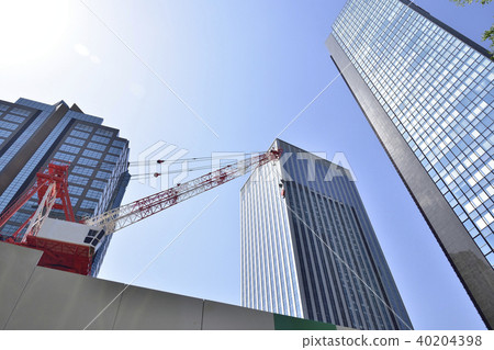 Construction site and high rise building Construction site and high rise building 40204398
