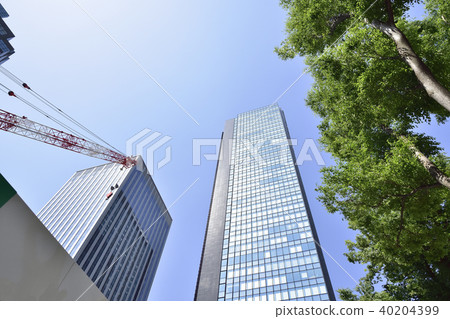 Construction site and high rise building Construction site and high rise building 40204399
