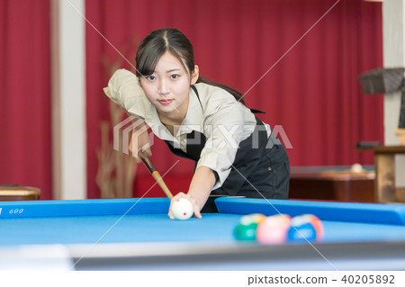 Billiard image woman hustler Billiard image woman hustler 40205892