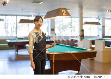 Billiard image woman hustler Billiard image woman hustler 40205908