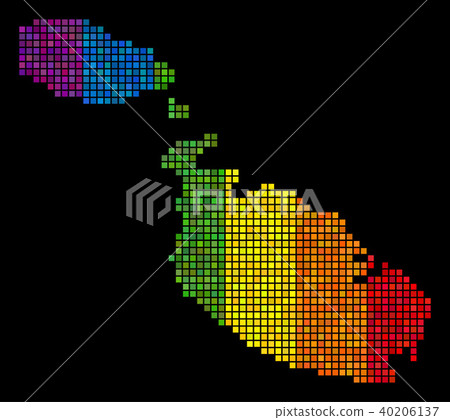 Spectrum Pixel Malta Island Map 40206137