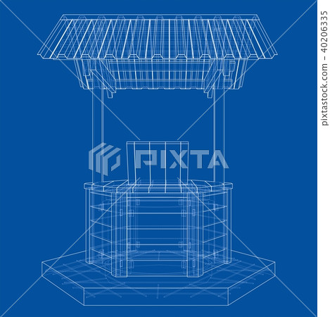 Water Well project. Vector Water Well project. Vector 40206335