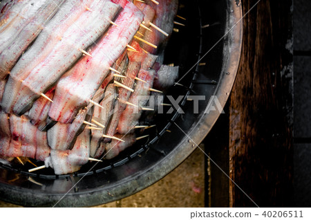 Raw Unagi eel for Japanese grilled Unagi recipe Raw Unagi eel for Japanese grilled Unagi recipe 40206511