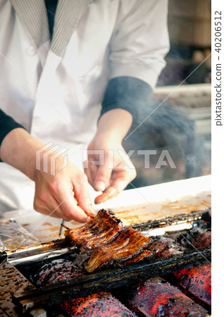 Grilling Unagi Japanese Unagi donburi rice recipe Grilling Unagi Japanese Unagi donburi rice recipe 40206512