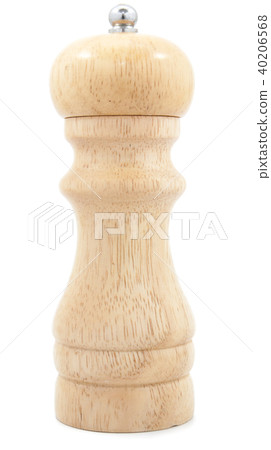 pepper mill of wood with peppercorns pepper mill of wood with peppercorns 40206568