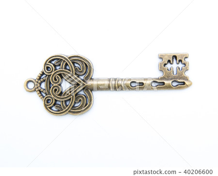 old key isolated 40206600
