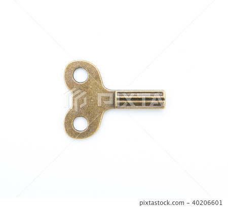old clock key winder isolated old clock key winder isolated 40206601