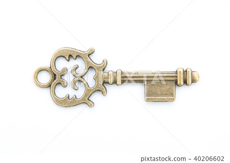 old key isolated 40206602