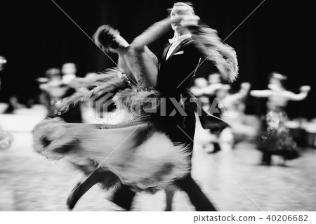 couple dancers ballroom dancing couple dancers ballroom dancing 40206682
