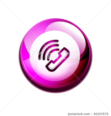 Phone support call center button 40207678