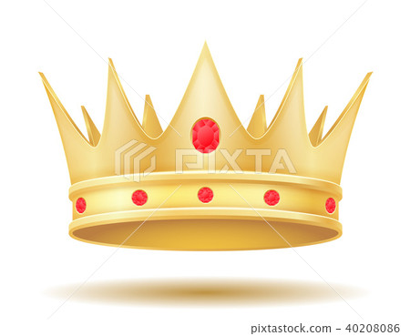 king royal golden crown vector illustration king royal golden crown vector illustration 40208086