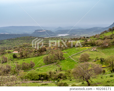 View of lake Lago del Temo on Sardinia island View of lake Lago del Temo on Sardinia island 40208171