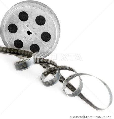 Film strip isolated on white background. 40208862
