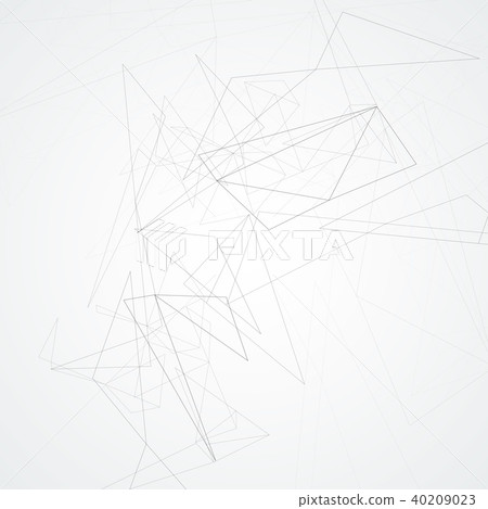 Vector abstract geometric background and techno... - Stock Illustration ...