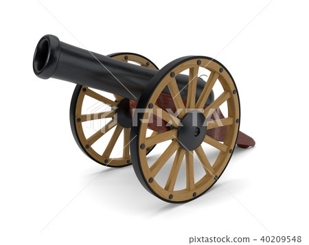 ramadan cannon. 3d illustration 40209548