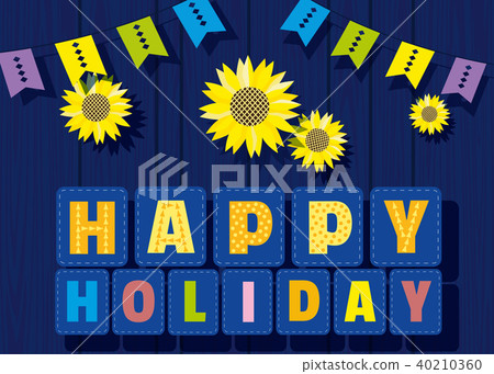 Happy holiday poster 40210360