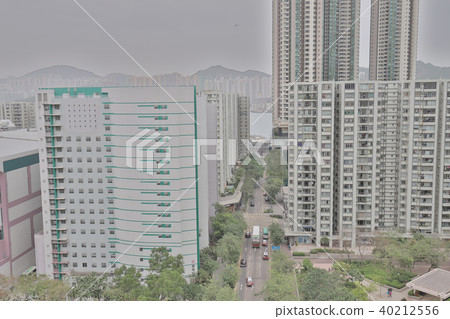 a hight view of Residential building area a hight view of Residential building area 40212556