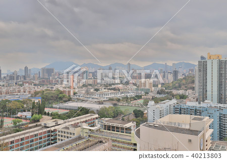 the view of Hong Kong urban city at kowloon tong the view of Hong Kong urban city at kowloon tong 40213803