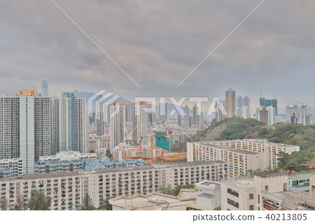 the view of Hong Kong urban city at kowloon tong the view of Hong Kong urban city at kowloon tong 40213805