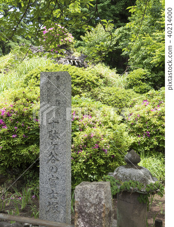Monument of Fujizuka located in Hatomori Hachiman Shrine (Shibuya-ku, Tokyo) Monument of Fujizuka located in Hatomori Hachiman Shrine (Shibuya-ku, Tokyo) 40214000