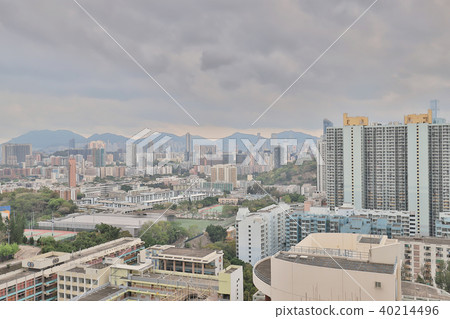 the view of Hong Kong urban city at kowloon tong the view of Hong Kong urban city at kowloon tong 40214496