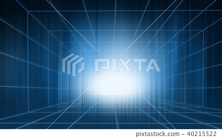 futuristic high tech enclosed studio backdrop 40215522