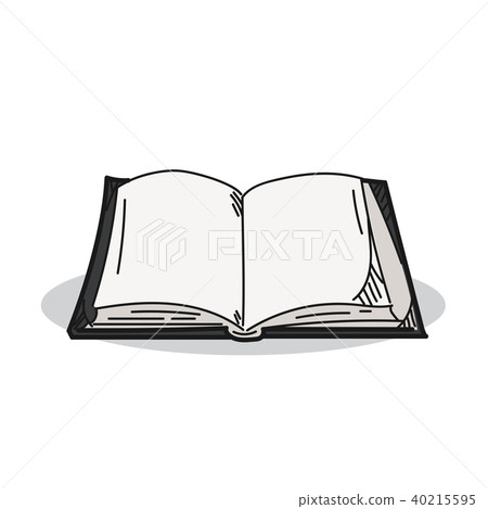 Book illustration on a white background 40215595