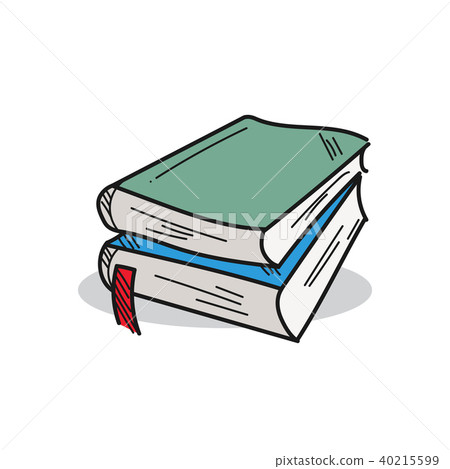 Book illustration on a white background 40215599