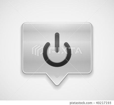Start power button, ui icon design, on off symbol 40217193