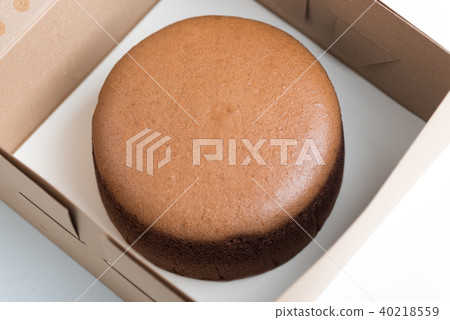 Chocolate cheesecake with Japan, cotton cake 40218559