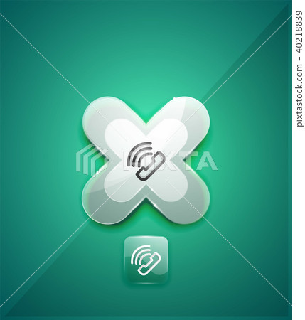 Phone support call center button 40218839