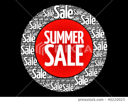 SUMMER SALE words cloud SUMMER SALE words cloud 40220025