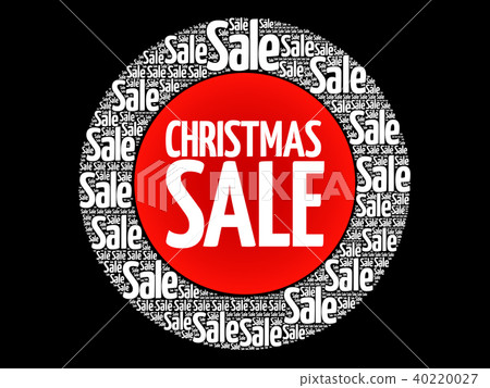 Christmas SALE words cloud Christmas SALE words cloud 40220027