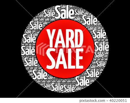 YARD SALE words cloud YARD SALE words cloud 40220051